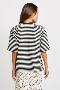 Jazel Slouch Stripe Tee