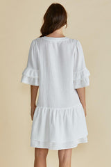 Malibu White cotton dress