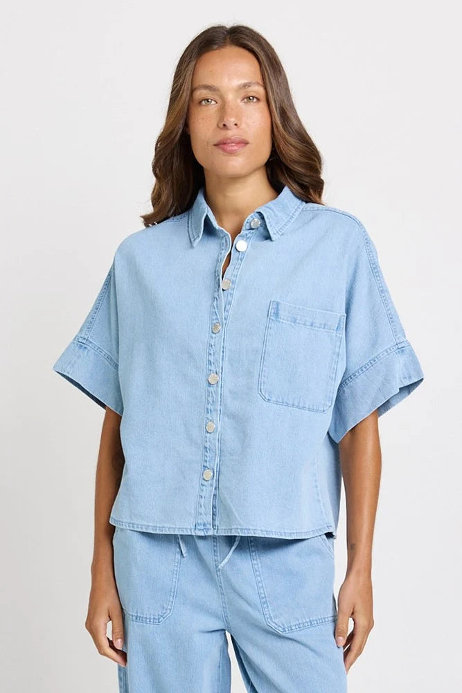Dawn Denim Shirt - Medium Wash