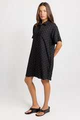 Lizzie Spot  Shirt Dress