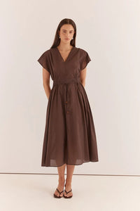 Nazalia Tie Waist Dress