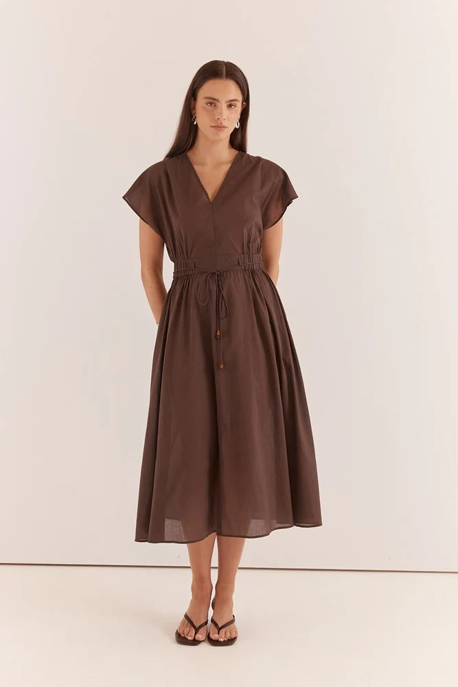 Nazalia Tie Waist Dress