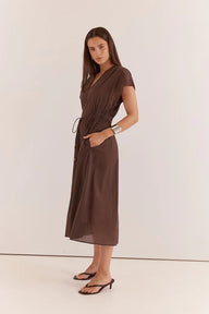Nazalia Tie Waist Dress