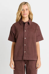 Quinn Cotton Shirt & short Set