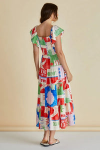 Sadie Dress - Seashell Print