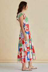 Sadie Dress - Seashell Print