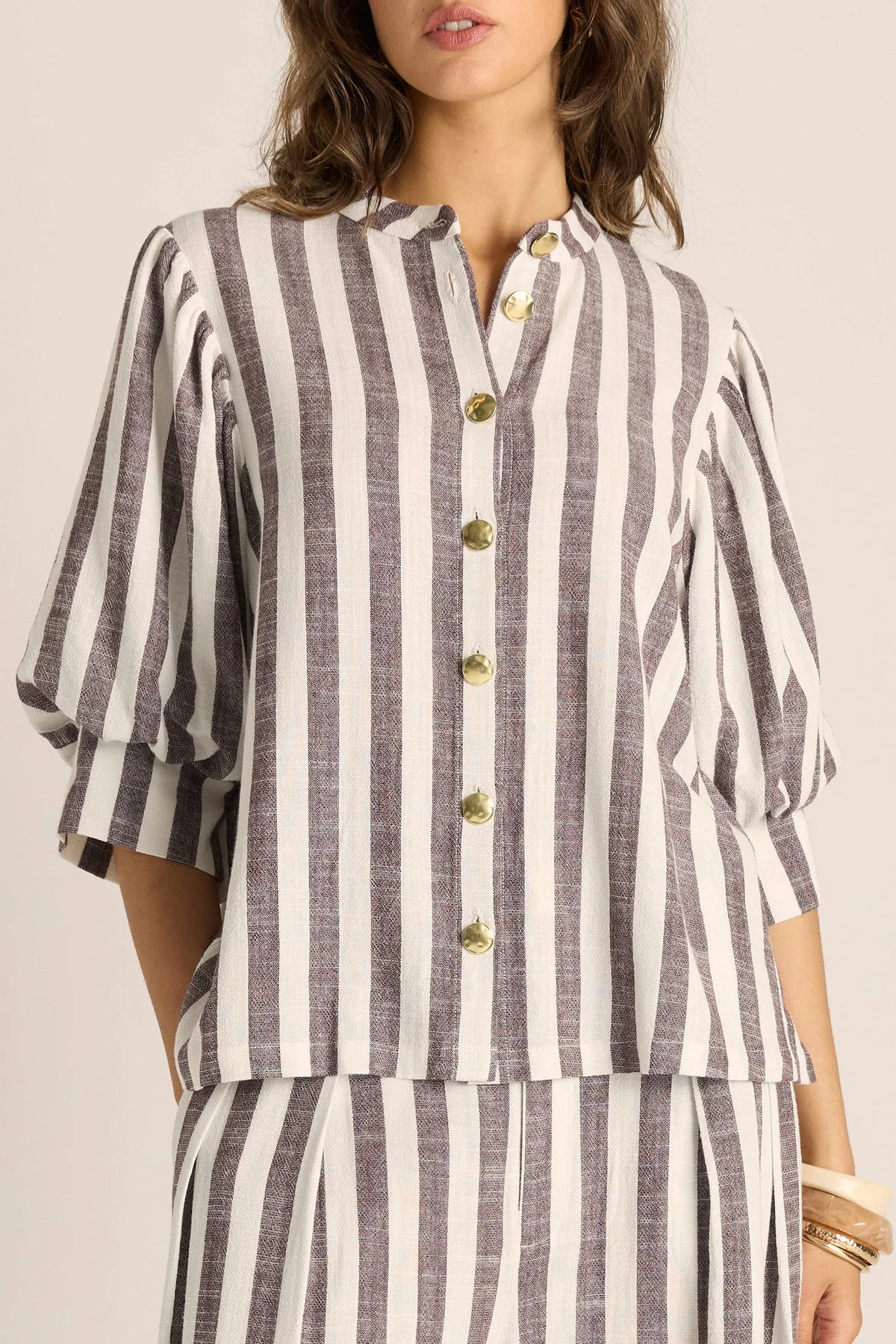 Saskia Balloon Shirt and short Set