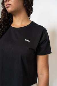 Vibe Crop Tee Coffee