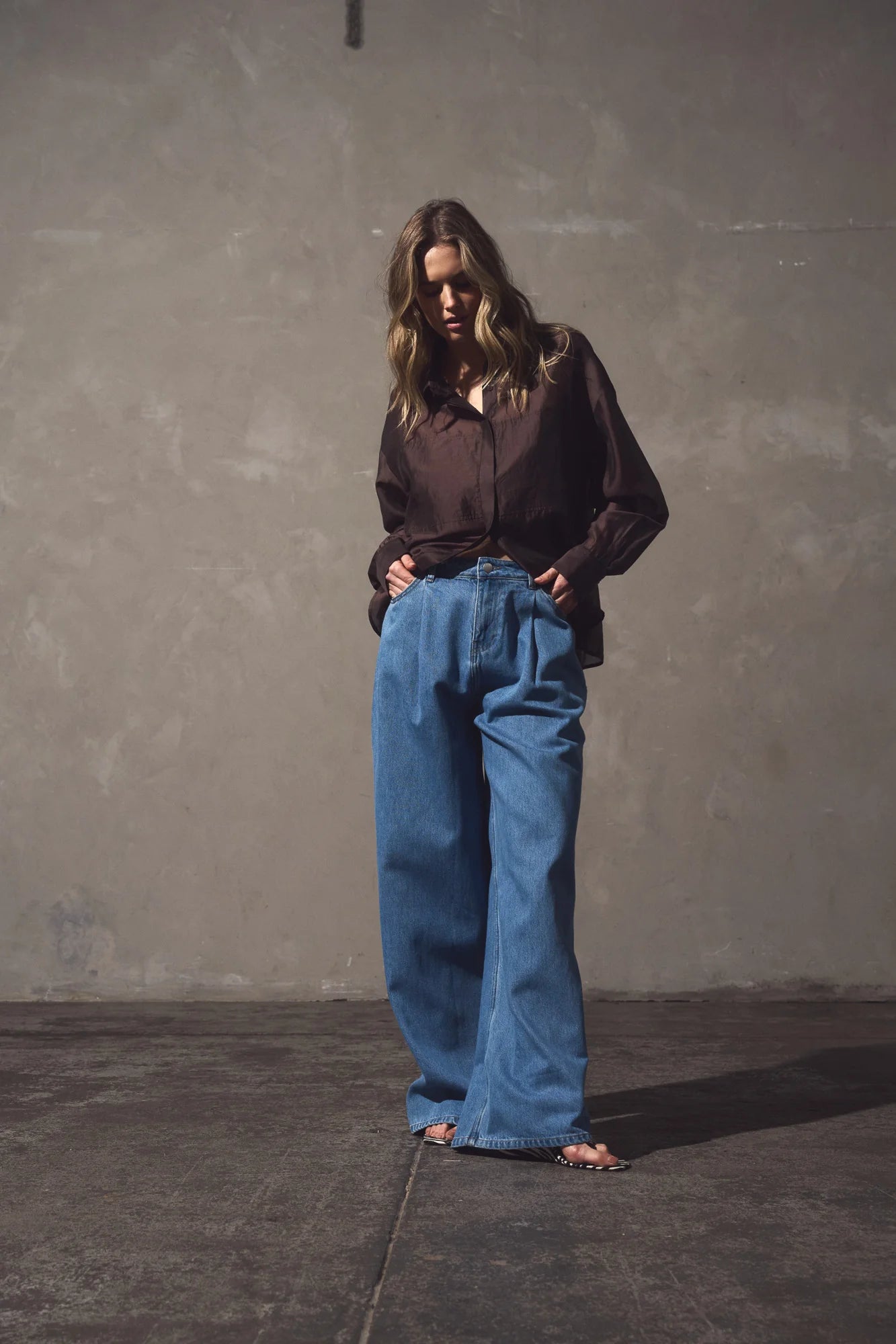 Yara Slack Pleat Jean