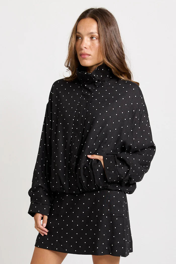 Brookie Spot Bomber Jacket