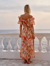 Cosima Floral Midi Dress - Peta
