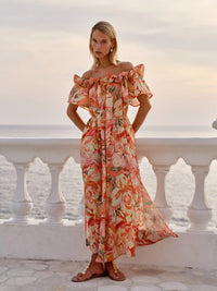 Cosima Floral Midi Dress - Peta