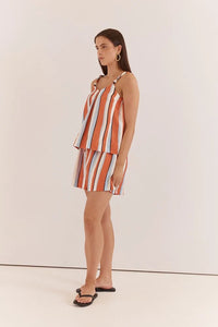 Fran Stripe Tank and Sarah Short Set