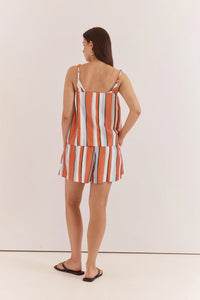 Fran Stripe Tank and Sarah Short Set
