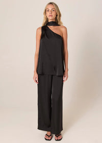 Dahlia Satin One Shoulder Top