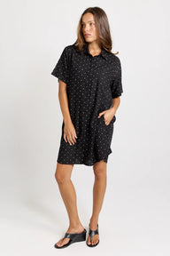 Lizzie Spot  Shirt Dress