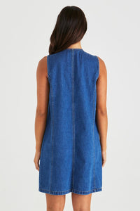Sabine Denim Vest Dress