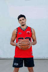Chicago Bulls Inspired Basketball Singlet~red