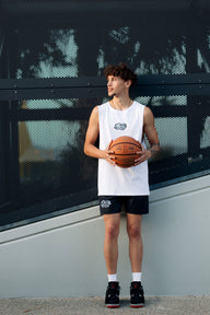 Mantis Signature Muscle Tee~White