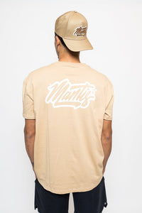 Mantis Signature Graffiti Tee Beige