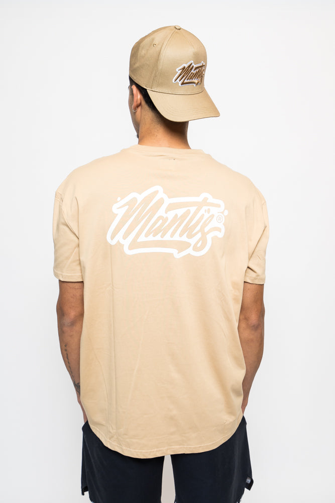 Mantis Signature Graffiti Tee Beige