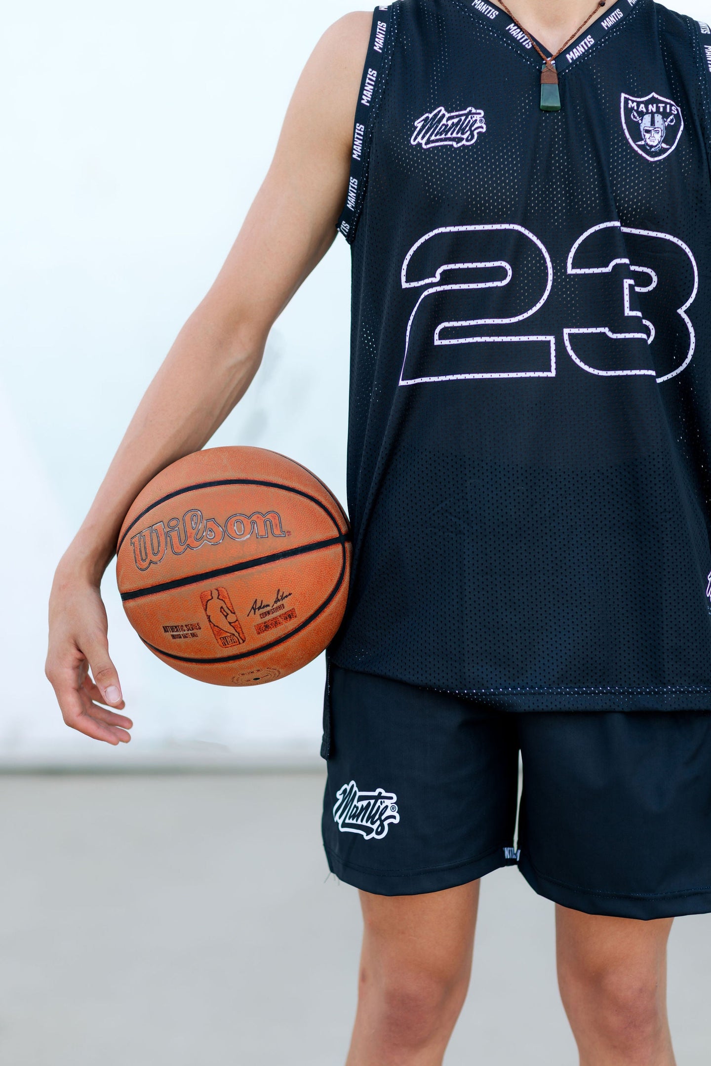 Raiders Inspired Basketball Singlet~black