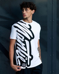 Mantis Signature Graffiti Tee White