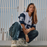 Dallas NFL style Top~white front