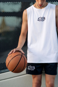 Mantis Signature Muscle Tee~White