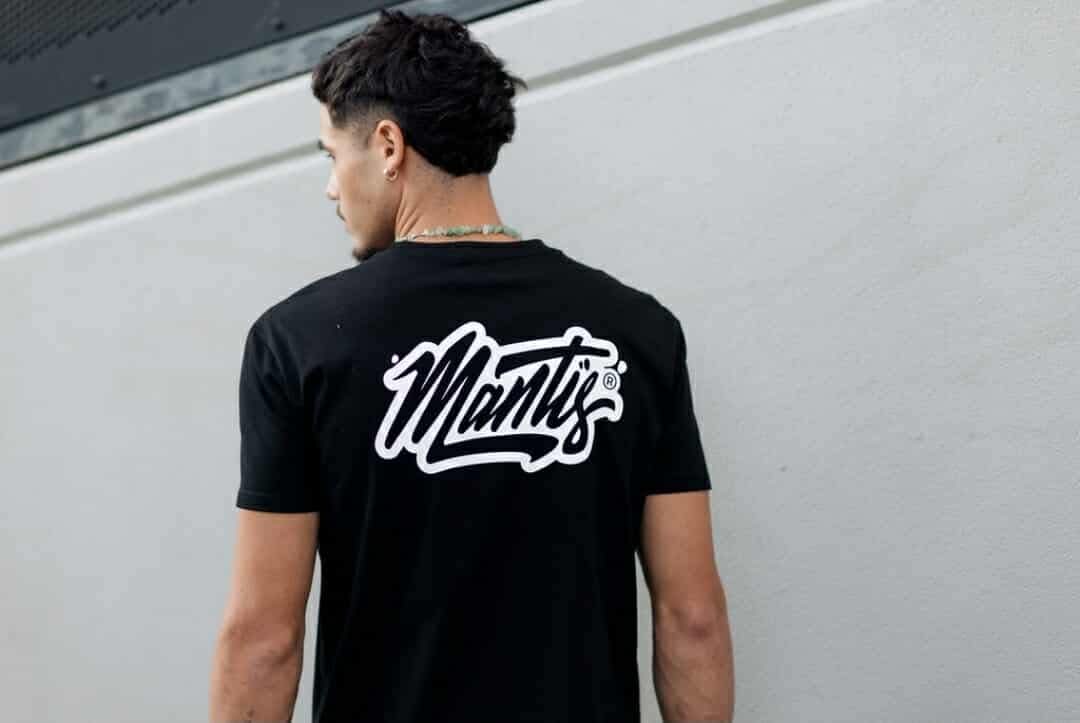 Mantis Signature Graffiti Tee Black