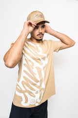 Mantis Signature Graffiti Tee Beige