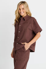 Quinn Cotton Shirt & short Set