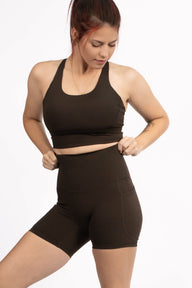 The Vibe Ultimate Sports bra Mocha