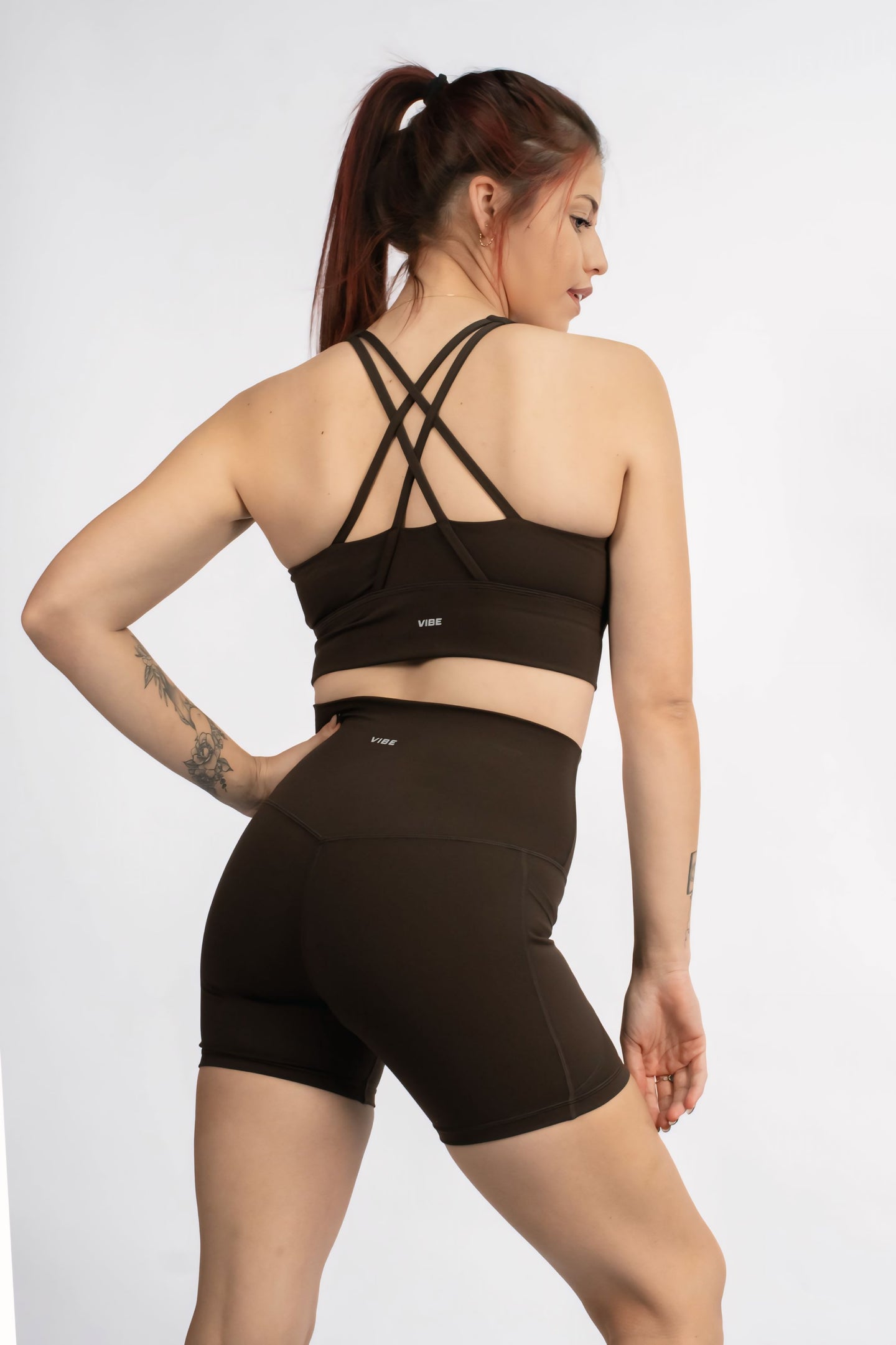 The Vibe Ultimate Sports bra Mocha
