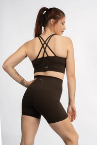 The Vibe Ultimate Sports bra Mocha