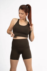 The Vibe Ultimate Sports bra Mocha