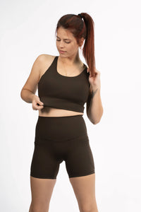 The Vibe Ultimate Sports bra Mocha