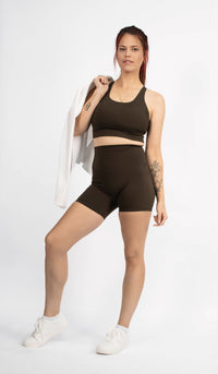 Vibe Booty Short Mocha