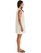Sabine Denim Vest Dress (Parchment wash)