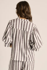 Saskia Balloon Shirt and short Set
