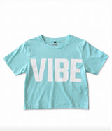 Short sleeve crop vibe Tee