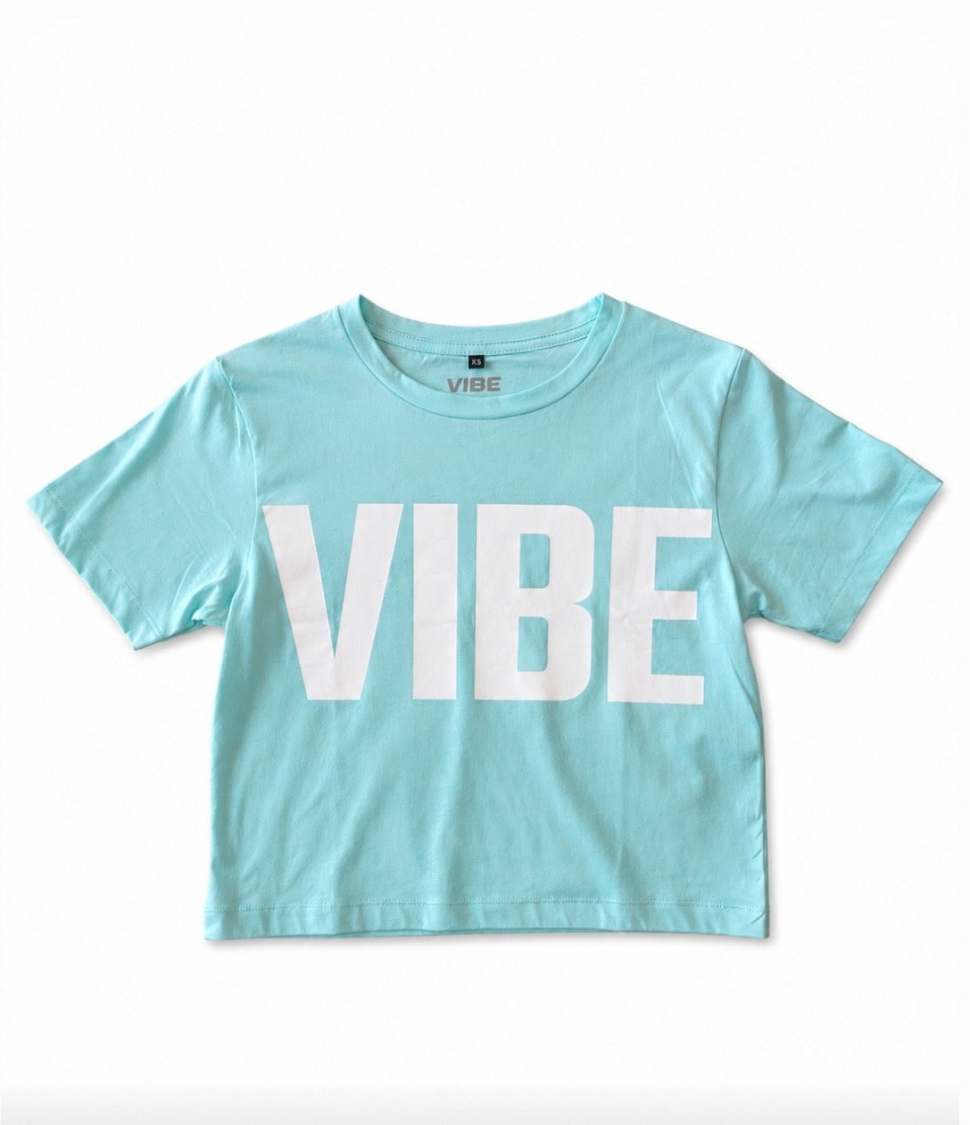 Short sleeve crop vibe Tee